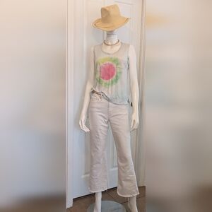 Madewell Tie-Dye Tank Top with Pocket Small 100% Cotton